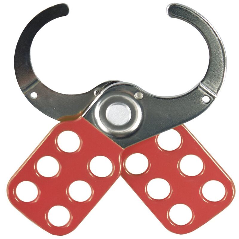 foto del prodotto 357688 h702 aspa de control de acero endurecido rojo 128x60 mm abus
