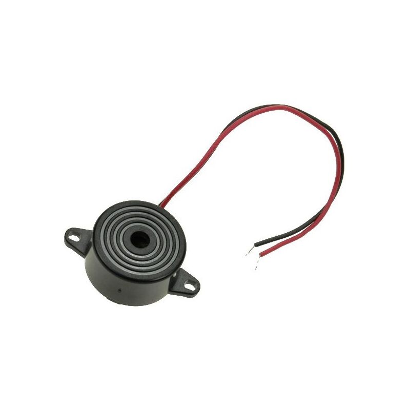 immagine 0 del prodotto buzzer piezoceramico con circuito oscillatore 23mm, 85db, 3 24v 10ma kepo kpi g2331 3157