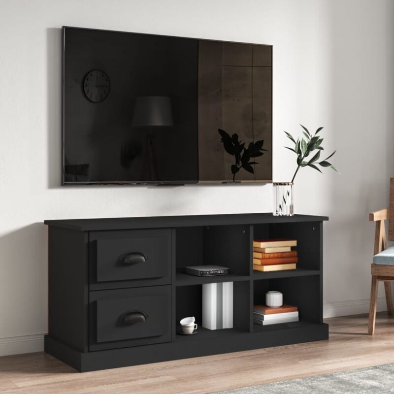 foto del prodotto vidaxl mobile porta tv nero 102x35,5x47,5 cm in legno multistrato
