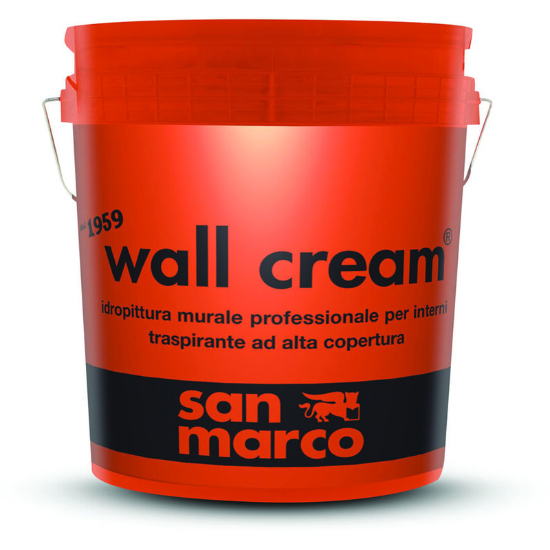 foto del prodotto san marco wall cream idropittura traspirante alta copertura bianca lt 5