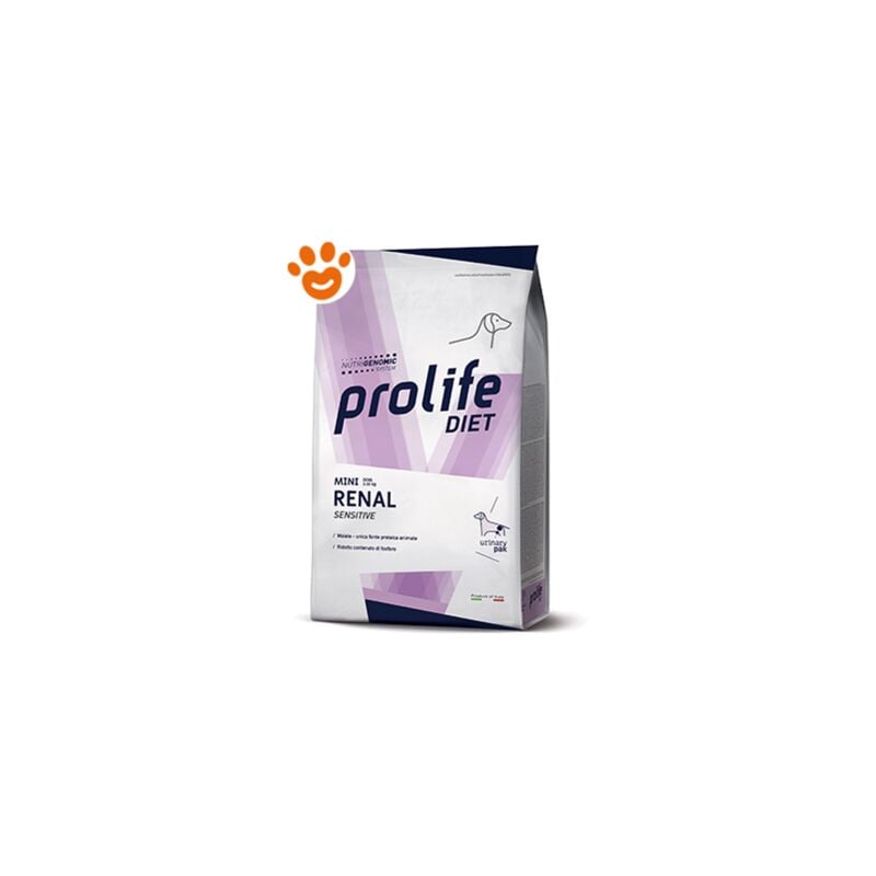 foto del prodotto dog veterinary mini renal sensitive dog veterinary mini renal sensitive sacco da 1,5 kg prolife