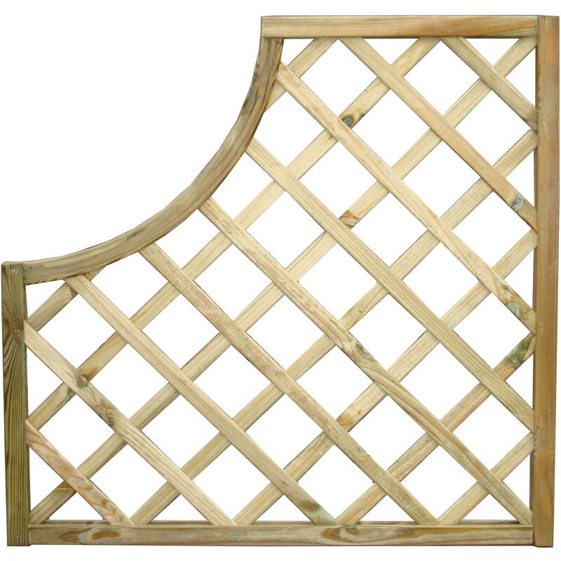 foto del prodotto grigliato pino impregnato 35 90xh 90 cm sagomato