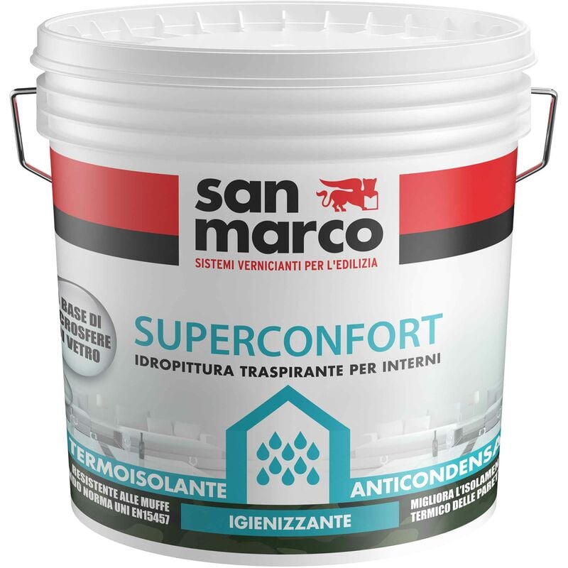 foto del prodotto superconfort pittura traspirante termica bianca lt 14