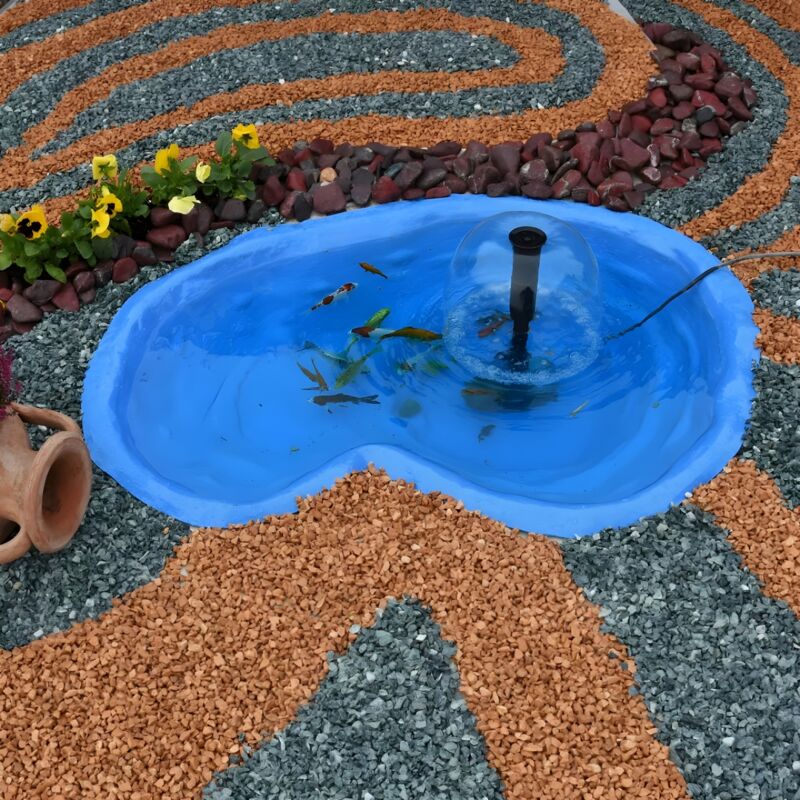 foto del prodotto ogomondo laghetto da giardino caldonazzo azzurro litri 120 da 110x78xh28
