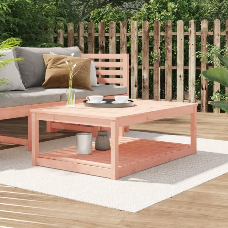 foto del prodotto tavolo da giardino 121x82,5x45 cm in legno massello di douglas vidaxl