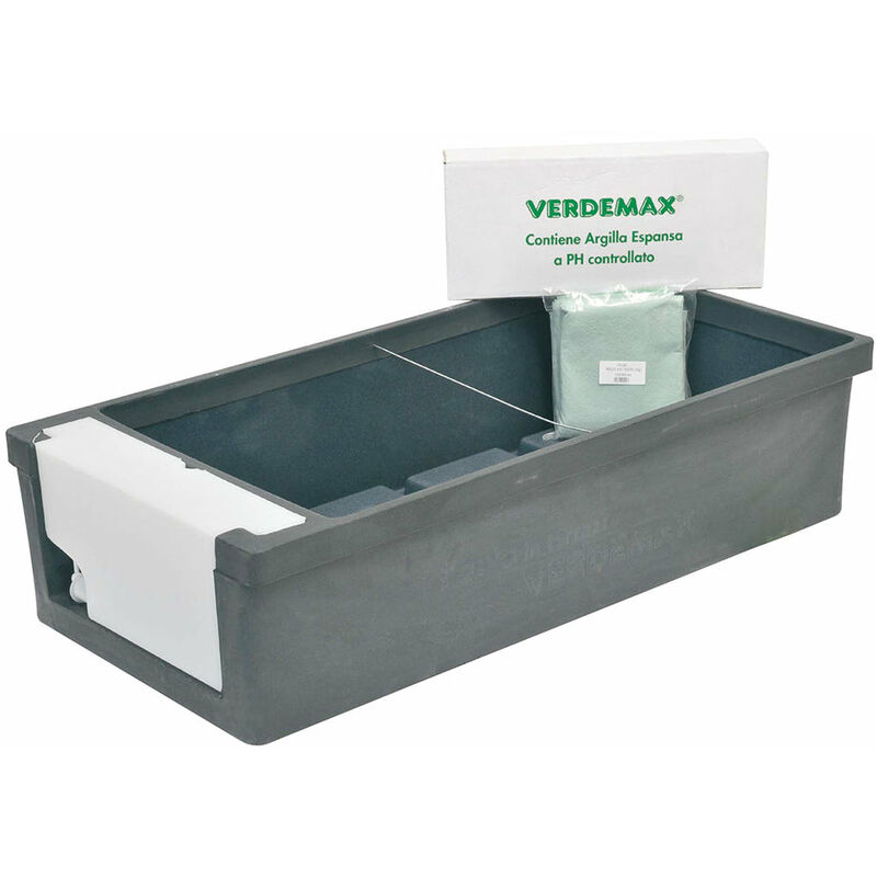 foto del prodotto fioriera orto urbano da giardino 6l 58x115xh28cm rama vegetable antracite