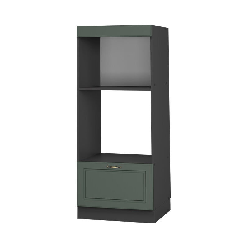 foto del prodotto mobile cucina microonde fame line, verde oro country house, 60 cm aperto vicco