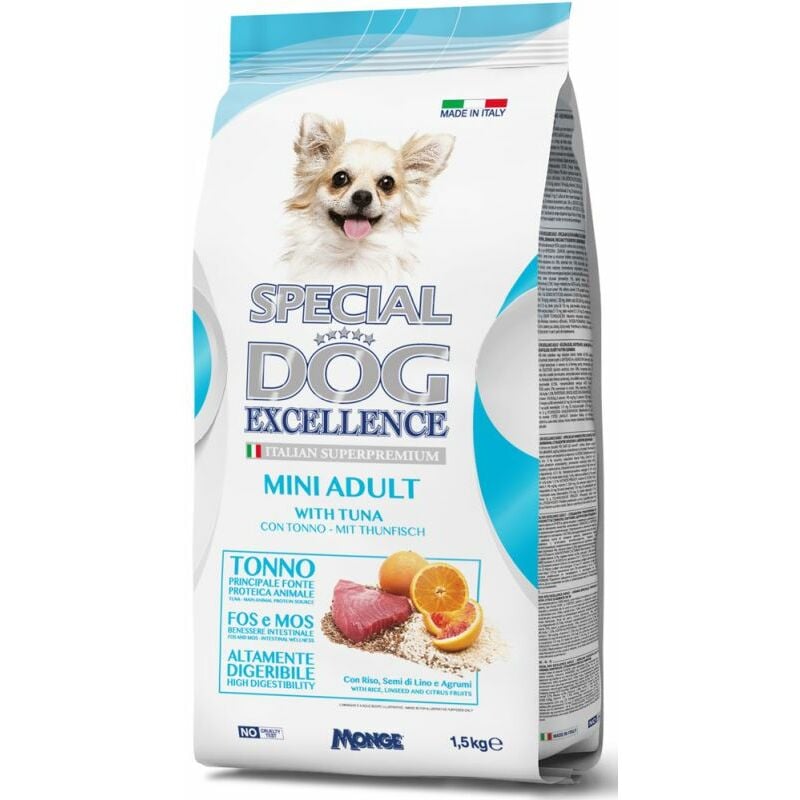 foto del prodotto special dog excellence mini adult 1,5 kg tonno