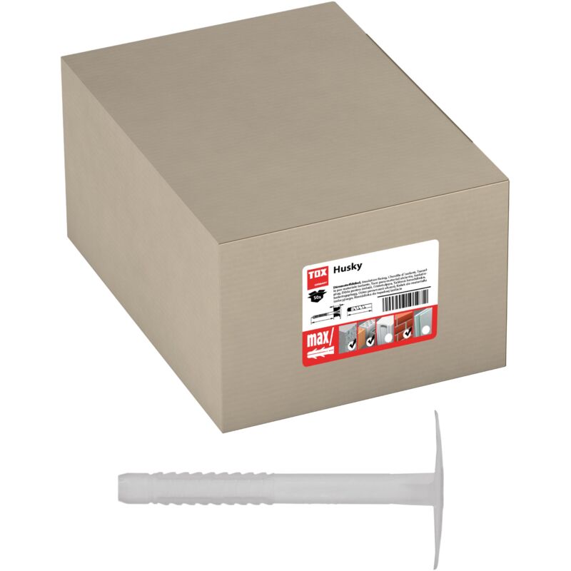 foto del prodotto tassello isolante husky 10x210mm 50 pezzi 