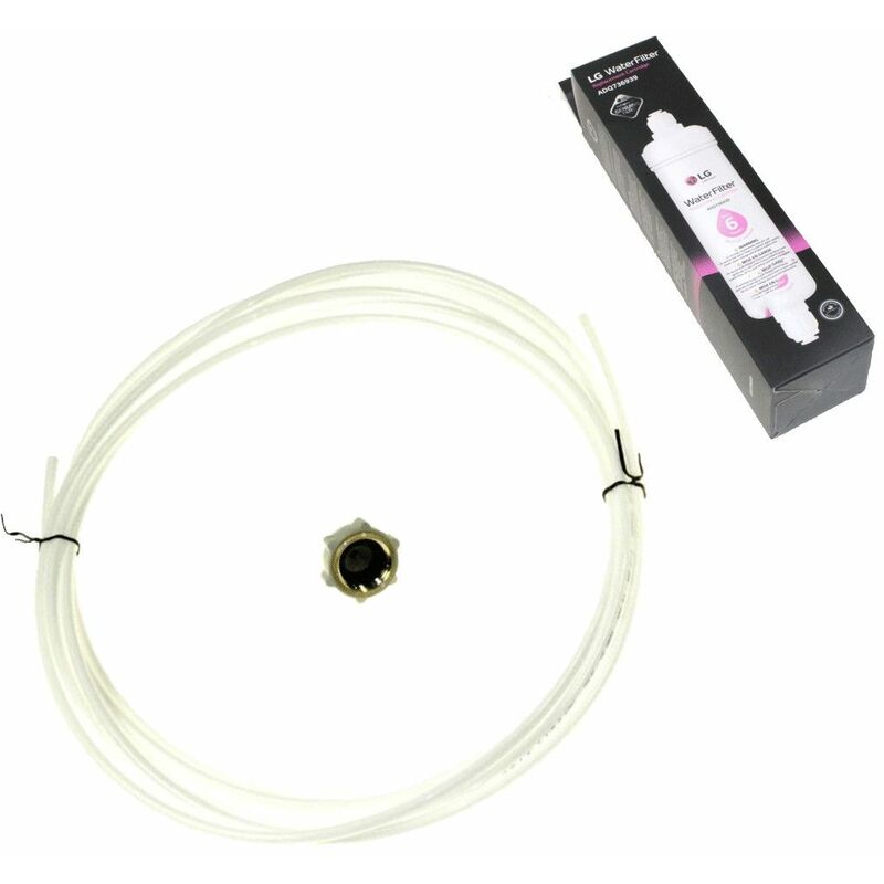 foto del prodotto kit filtro dell acqua originale con tubo raccordo frigorifero, congelatore lg 513293059600962741