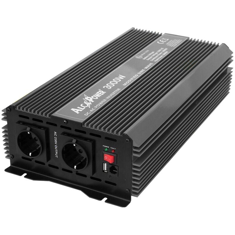 immagine 0 del prodotto irs3000 12 inverter alca power soft start 3000w input 12v dc output 220v ac