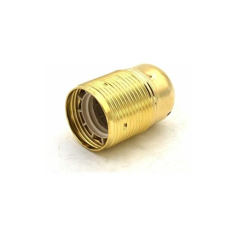 immagine 0 del prodotto portalampada ottone e27 attacco grande tutto filettato colore ottone lampada