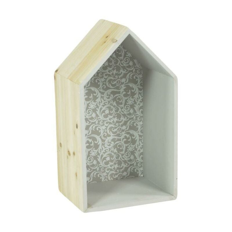 foto del prodotto mensola legno rebecca casetta cm 25x37x15