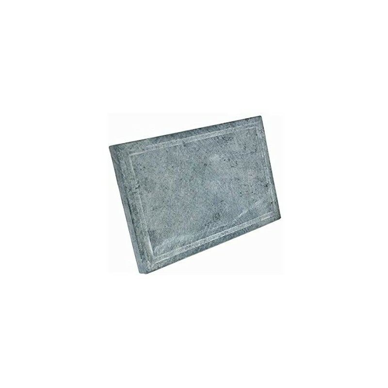foto del prodotto pietra naturale ollare spessore 2 cm di ricambio per bistecchiera lavica per barbecue griglia carne verdure pesce made in italy 40x70x2 cm 