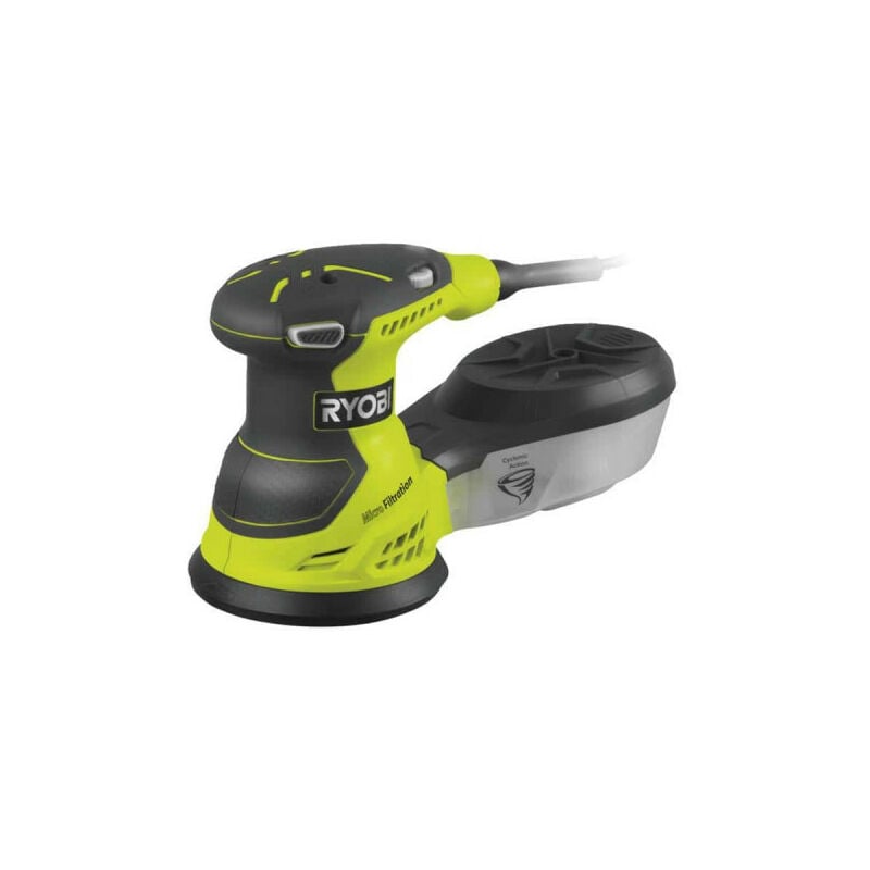 foto del prodotto levigatrice ad eccentrico elettrico ryobi 310w 125mm borsa di trasporto ros310 sa20
