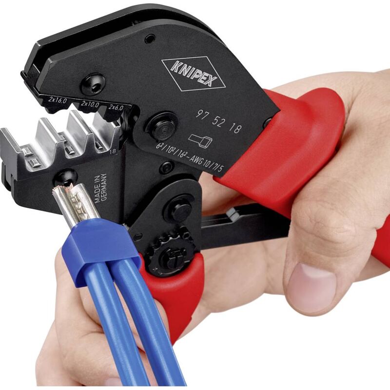 foto del prodotto knipex 97 52 18 pinza crimpatrice