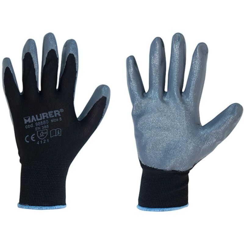 foto del prodotto guanti lavoro nitrile nero glovex tg. 9 maurer cf. cavaliere