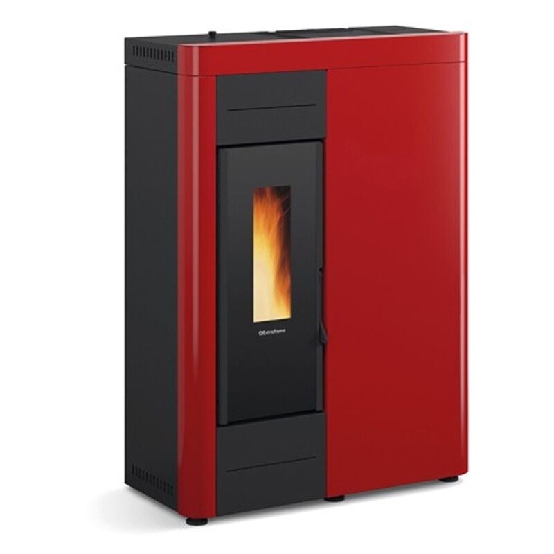 foto del prodotto stufa a pellet virna idro 14 kw bordeaux