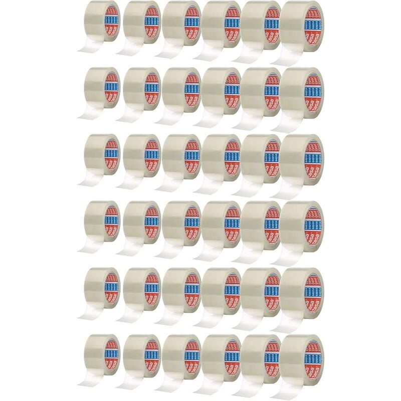 foto del prodotto 36 rotoli di nastro adesivo trasparente tesa 50 x 66 mm