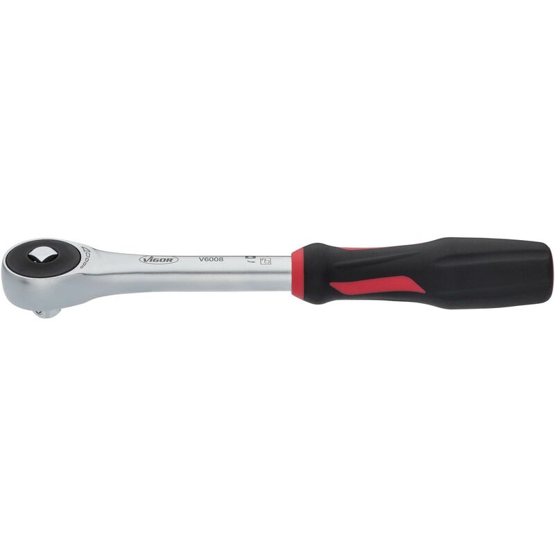 foto del prodotto 360 rotary handle reversible ratchet v6008 attacco quadro, massiccio, 3 8 di pollice 10 mm 237 mm