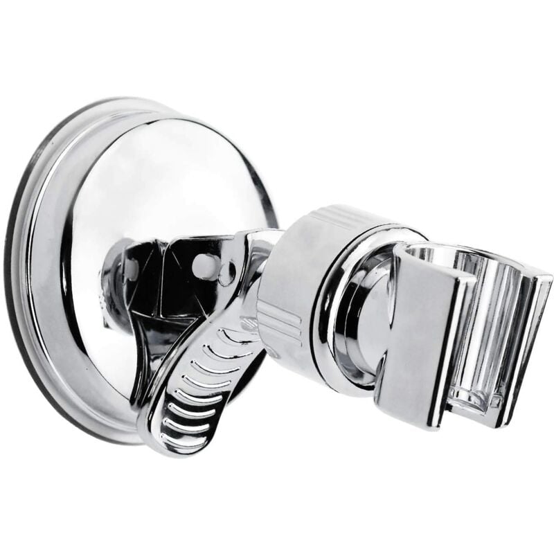 foto del prodotto 360 swivel shower holder, suction cup adjustable no drill shower holder for bathroom shower head fixing accessories