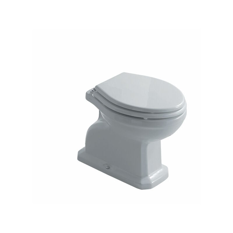 foto del prodotto galassia water ethos distanziato da muro scarico terra cm. 56x38 bianco