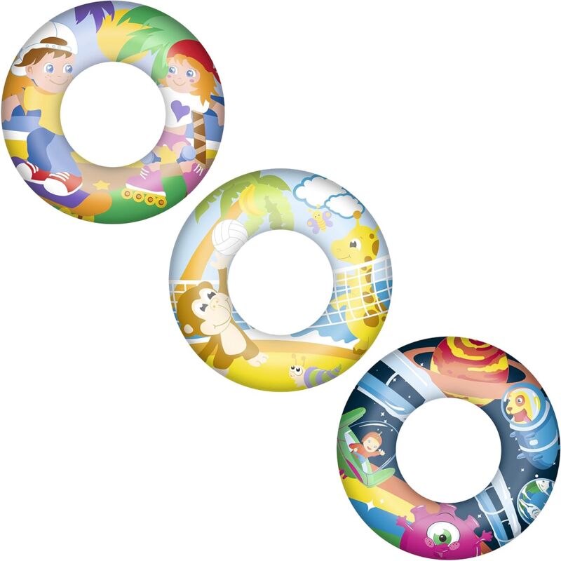 foto del prodotto 36014 ciambella salvagente gonfiabile per bambini, con fantasia bestway
