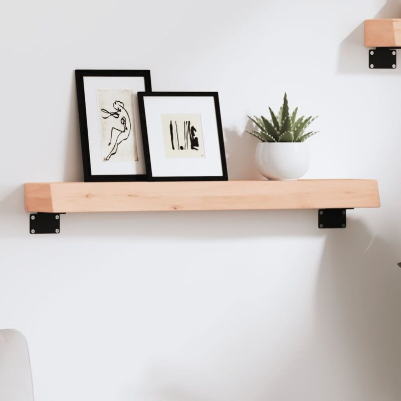foto del prodotto vidaxl ripiano a parete 60x10x6 cm legno massello rovere non trattato