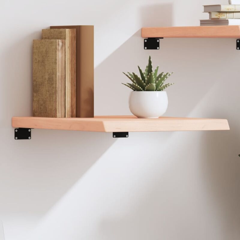 foto del prodotto vidaxl ripiano a parete 40x50x 2 4 cm massello rovere non trattato