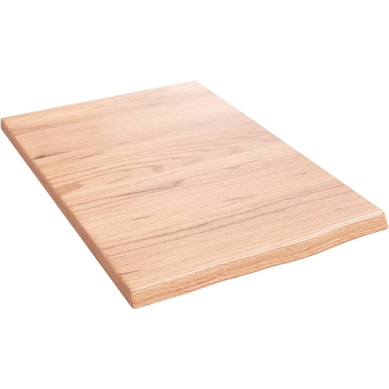 foto del prodotto ripiano muro marrone chiaro 40x60x2 cm massello rovere trattato vidaxl