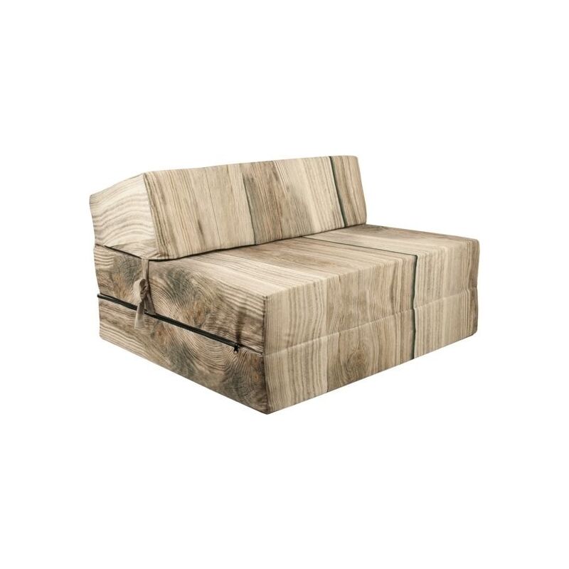 foto del prodotto viking choice materasso ospite motivo legno materasso pieghevole 200x90x15 cm materasso da campeggio