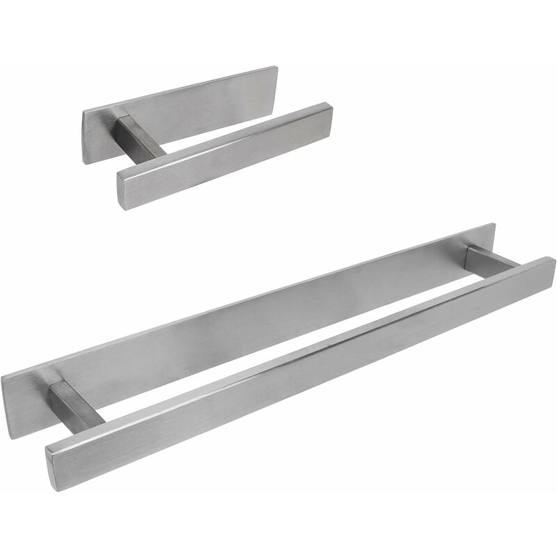 foto del prodotto inoxlm lavorazioni inox inoxlm porta asciugamani porta carta igienica da bagno kit bagno adesivo porta rotolo senza fori portarotolo bagno adesivo