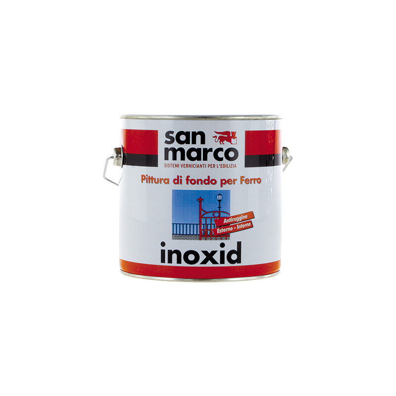 foto del prodotto san marco antiruggine sintetica per ferro inoxid grigio lt 2,5