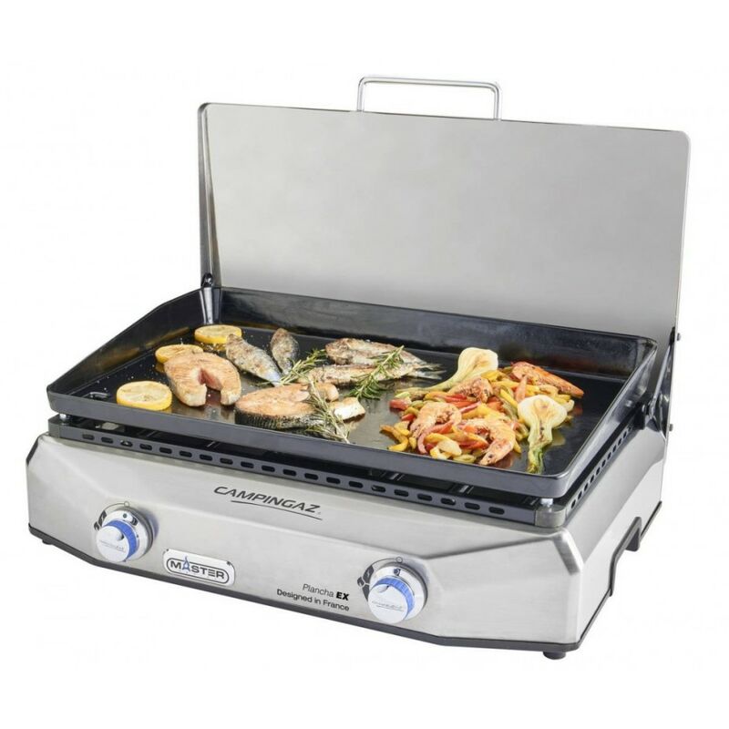 foto del prodotto master plancha ex plancha da tavolo gas, 2 bruciatori, modello 3000004801 campingaz