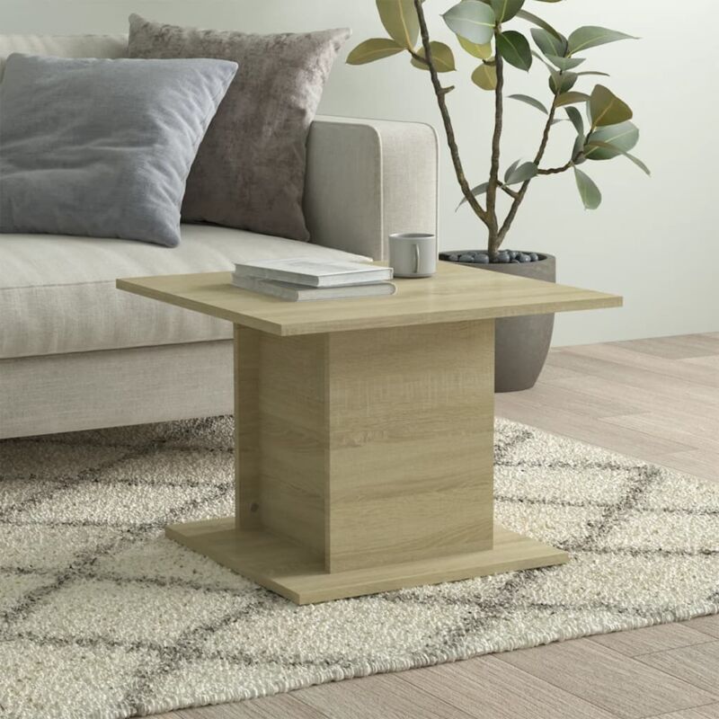 foto del prodotto vidaxl tavolino da salotto rovere sonoma 55,5x55,5x40 cm in truciolato