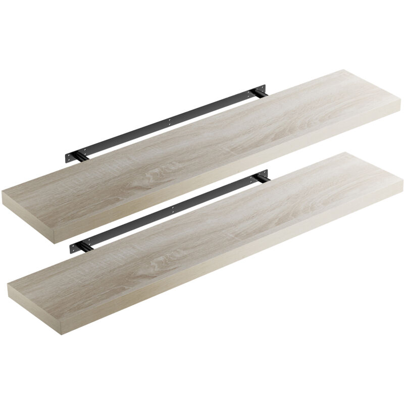 immagine 0 del prodotto set di 2 mensole sospese 2er set eiche de , 110cm de 