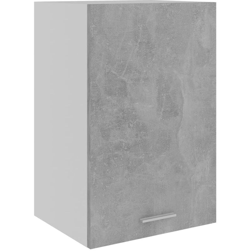 foto del prodotto mobile pensile grigio cemento 39,5x31x60cm in legno multistrato