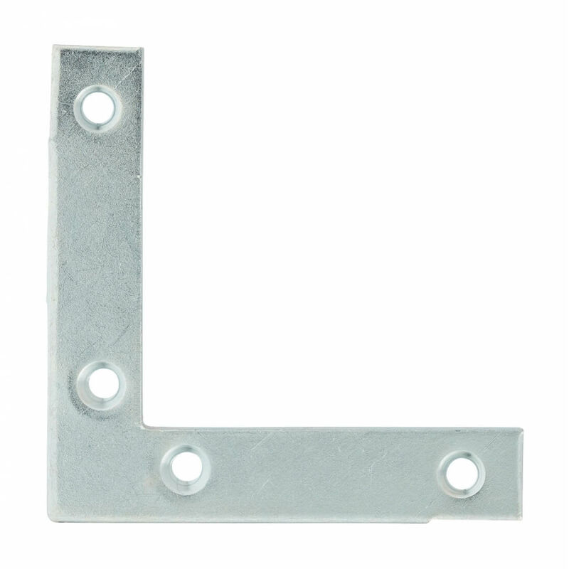 foto del prodotto piastra squadra angolare 60x60x12,5mm, acciaio zincato thirard