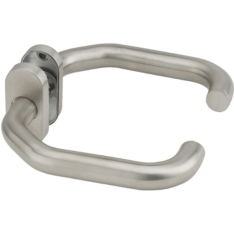foto del prodotto thirard coppia di maniglie per porta, quadro 7mm, acciaio inox 304 satinato