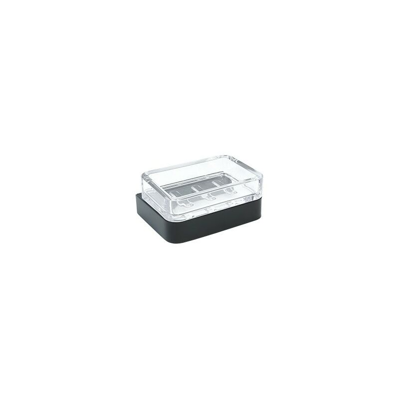 immagine 0 del prodotto porta sapone mod. 25 nero cm 12,5 x h. 5 x 10,2 metaf