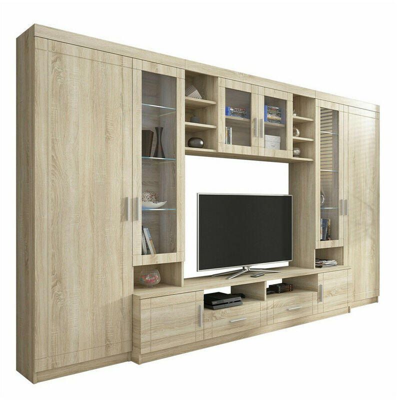 foto del prodotto mobilier1 set mobili soggiorno tucson 108, sonoma quercia