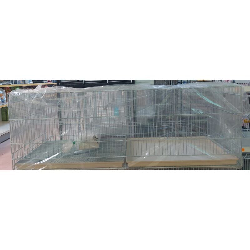 foto del prodotto gabbia cova 120 griglia fondo saldata 120x40x45