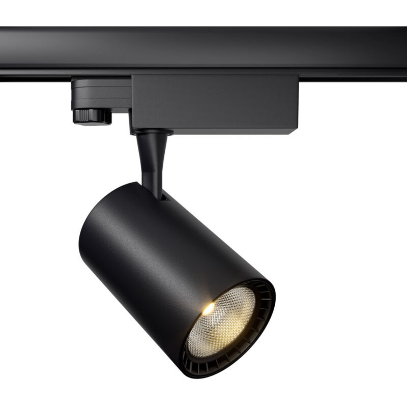 foto del prodotto maytoni faretto per binario moderno vuoro 10w alluminio nero 1 luce naturale