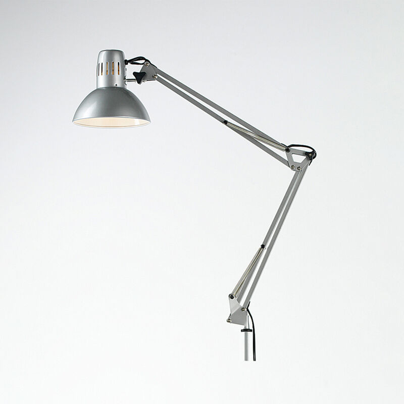 immagine 0 del prodotto perenz lampada da scrivania moderna arc metallo argento 1 luce e27