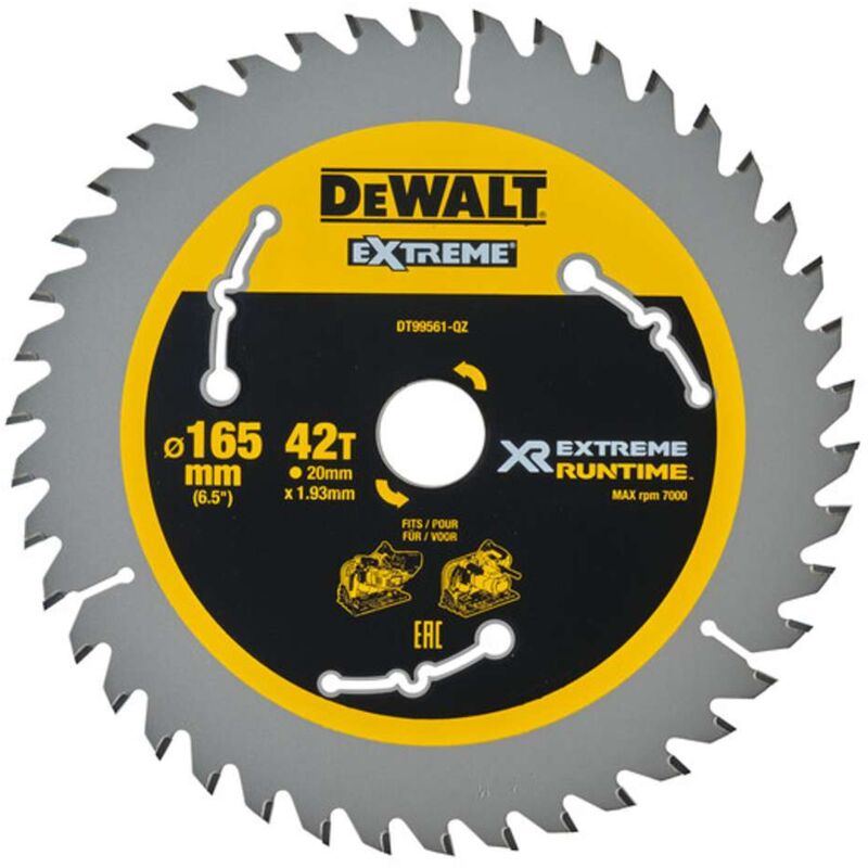 foto del prodotto banyo dewalt accessori disco da taglio 165 x 20 mm, 42 denti dt99561