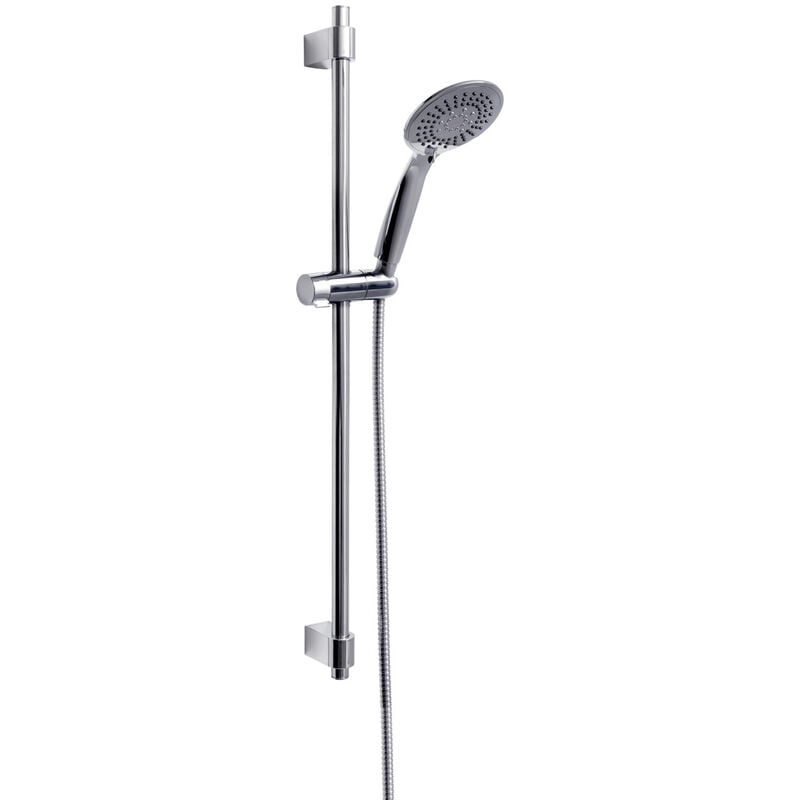 immagine 0 del prodotto set doccia young cromo, lunghezza asta 66 cm, argento lucido, acciaio inossidabile cromato wenko