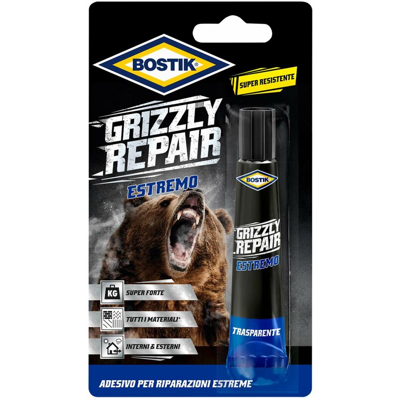 foto del prodotto nbrand bostik grizzly repair extreme 20 g 6 pz