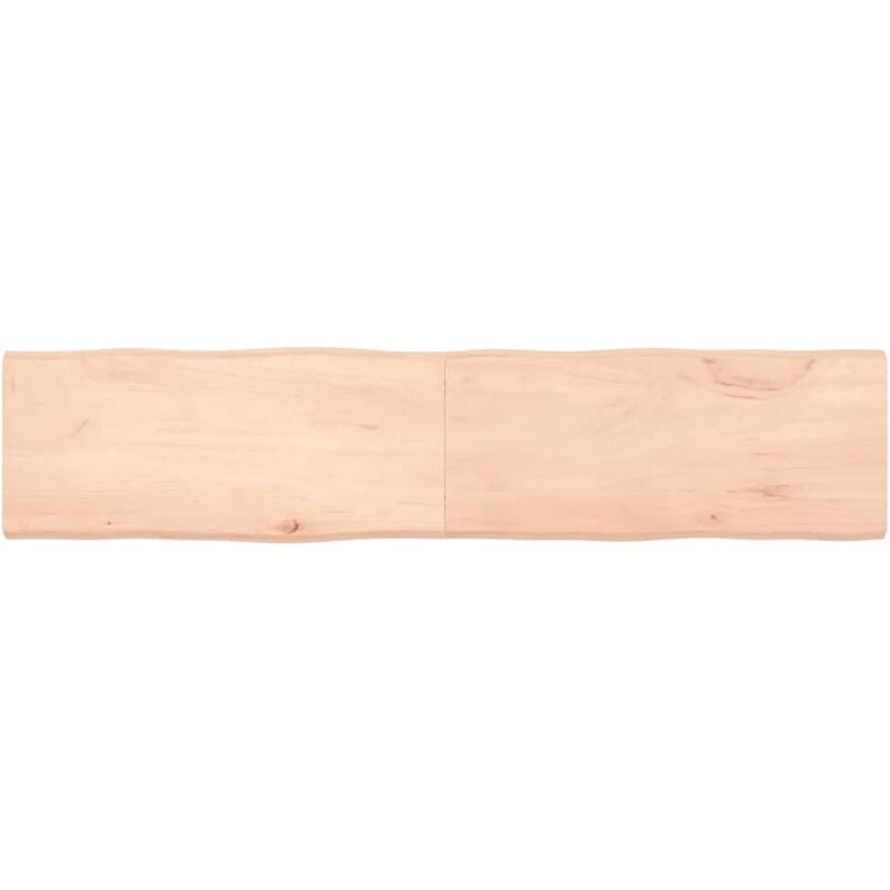 foto del prodotto piano per tavolo 180x40x 2 4 cm rovere non trattato bordi vivi vidaxl