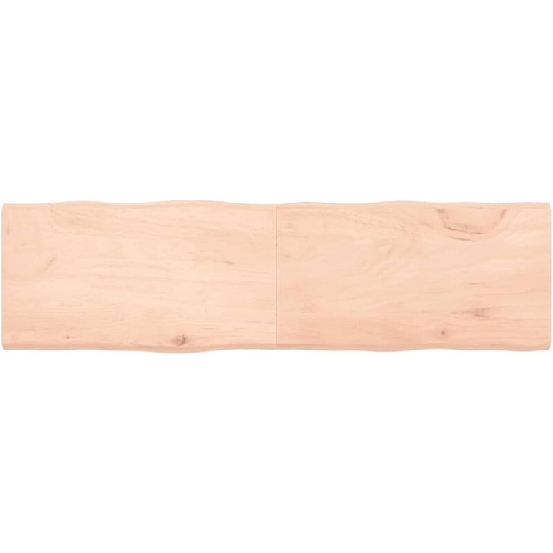 foto del prodotto piano per tavolo 180x50x 2 4 cm rovere non trattato bordi vivi vidaxl