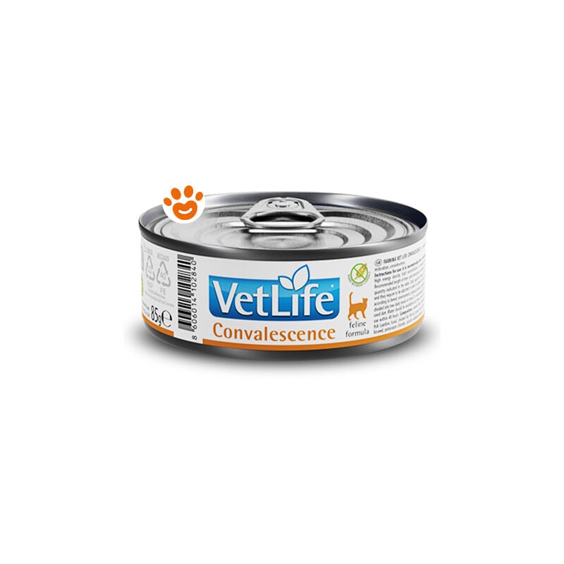 foto del prodotto cat vet life convalescence cat vet life convalescence lattina da 85 gr farmina